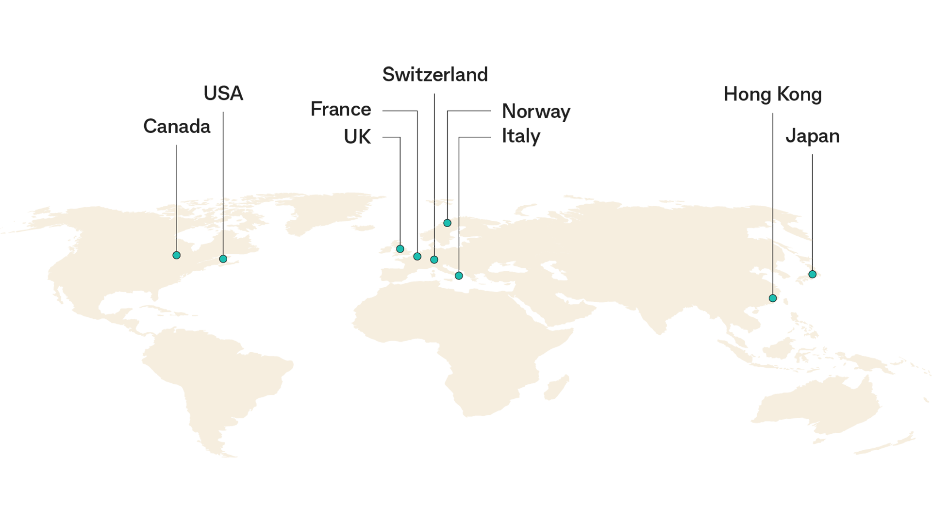 Access to global markets map - CommSec
